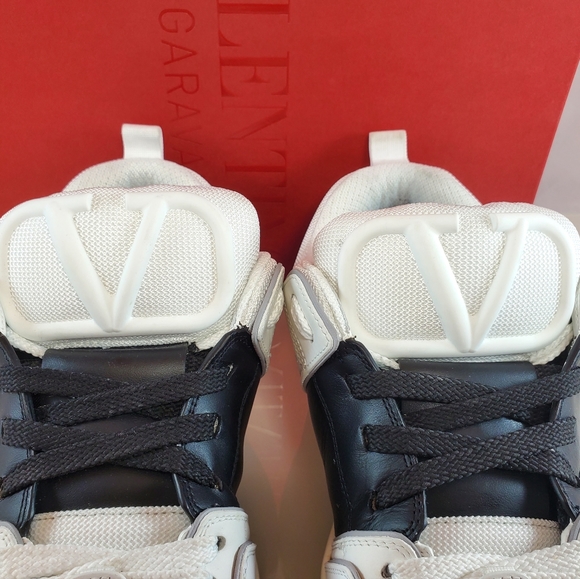 $970 Valentino Garavani Skate Slip-on Lace Up Sneakers Sz 10 - Picture 12 of 16